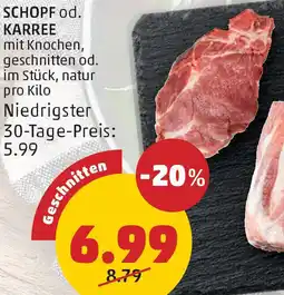 PENNY Schopf od. karree Angebot