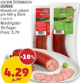 PENNY Dürre Angebot