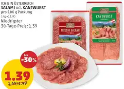 PENNY Salami od. kantwurst Angebot