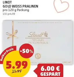 PENNY Gold weiss pralinen Angebot