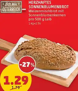PENNY Herzhaftes sonnenblumenbrot Angebot
