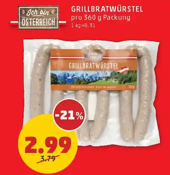 PENNY Grillbratwürstel Angebot