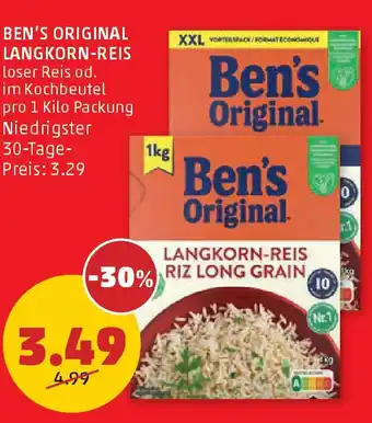 PENNY Ben's original langkorn-reis Angebot