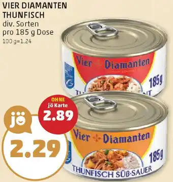 PENNY Vier diamanten thunfisch Angebot