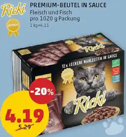 PENNY Premium-beutel in sauce Angebot