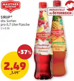 PENNY Sirup Angebot