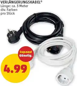 PENNY Verlängerungskabel Angebot