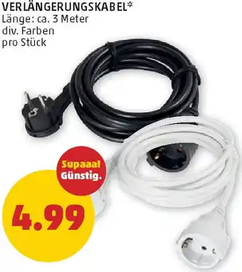 PENNY Verlängerungskabel Angebot