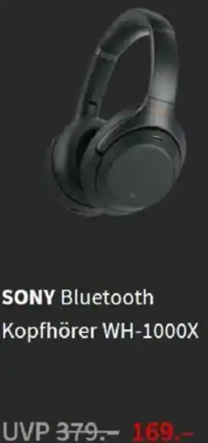 Media Markt Sony Bluetooth Kopfhörer WH-1000x Angebot