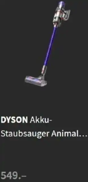 Media Markt Dyson Akku-Staubsauger Animal Extra Kabelloser Angebot