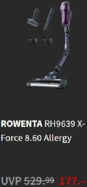 Media Markt Rowenta RH9639 X-Force 8.60 Allergy Angebot