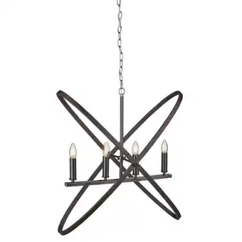 Möbelix Hängeleuchte Hoopla H: 150 cm 4-Flammig, höhenverstellbar Angebot