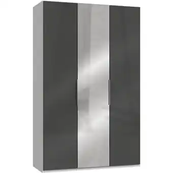 Möbelix Drehtürenschrank B: 150 cm Level 36c Grau/Weiß Angebot