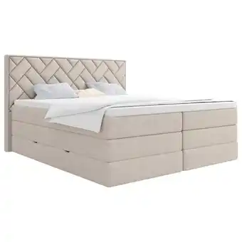 Möbelix Boxspringbett inkl. Topper Beige 160x200 cm Loreno Angebot