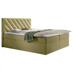 Möbelix Boxspringbett mit Topper Grün 180x200 cm Gusto Angebot