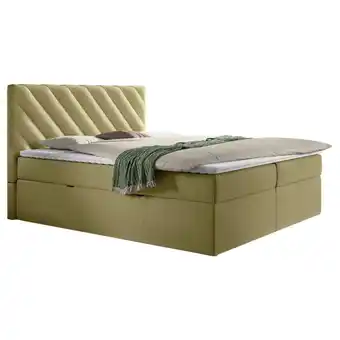 Möbelix Boxspringbett mit Topper Grün 180x200 cm Gusto Angebot