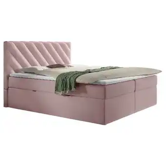 Möbelix Boxspringbett mit Topper Rosa 160x200 cm Gusto Angebot