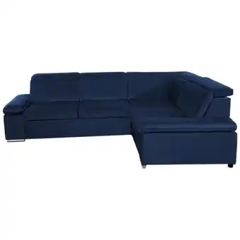 Möbelix Eckschlafsofa Darby Dunkelblau S: 268/218 cm Angebot