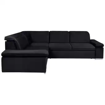 Möbelix Eckschlafsofa Darby Schwarz S: 218/268 cm Angebot