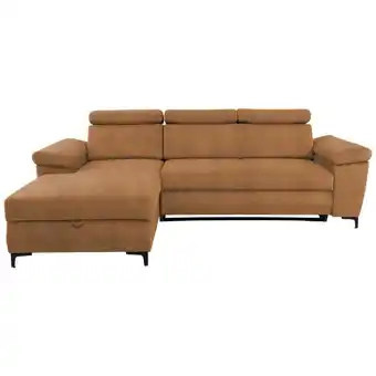 Möbelix Eckschlafsofa Santi Bernsteinfarben S: 176/258 cm Angebot