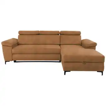 Möbelix Eckschlafsofa Santi Bernsteinfarben S: 176/2578 cm Angebot