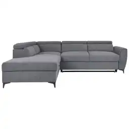 Möbelix Ecksofa mit Bettkasten Lapis Velours Creme Angebot