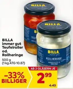 Billa Teufelroller od. Rollheringe Angebot