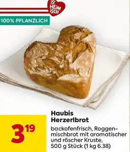 Billa Haubis Herzerlbrot Angebot