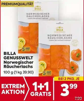 Billa Norwegischer Räucherlachs Angebot