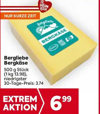 Billa Bergliebe Bergkäse Angebot