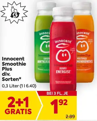 Billa Innocent Smoothie Plus Angebot