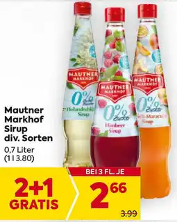 Billa Sirup Angebot