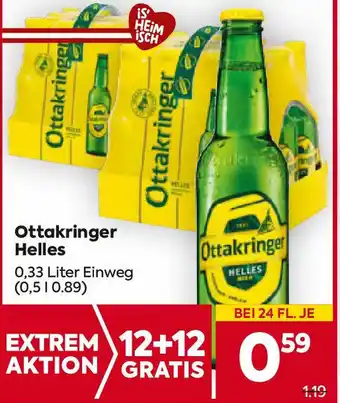 Billa Ottakringer Helles Angebot