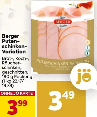 Billa Puten- schinken- Variation Angebot