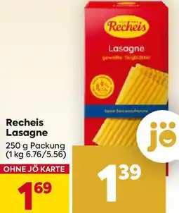 Billa Lasagne Angebot