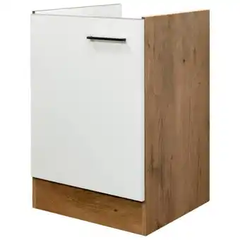 Möbelix Spülenunterschrank Avila Eichefarben/Magnolie B: 50 cm Angebot