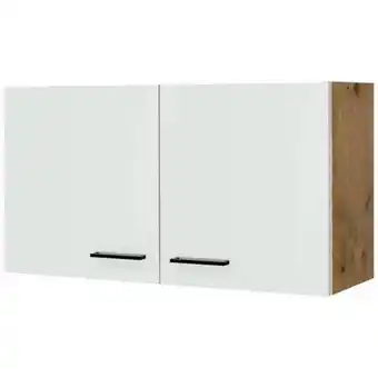 Möbelix Küchenoberschrank Avila Eichefarben/Magnolie B: 100 cm Angebot