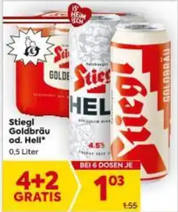 Billa Stiegl Goldbräu od. Hell Angebot