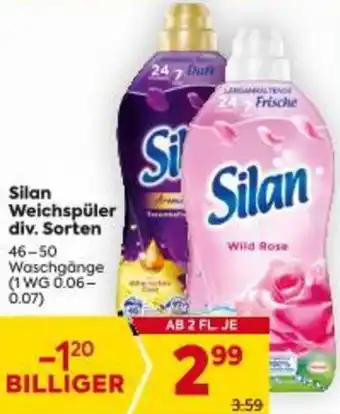 Billa Silan Weichspüler Angebot