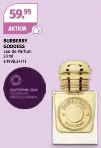 Müller BURBERRY GODDESS Eau de Parfum Angebot