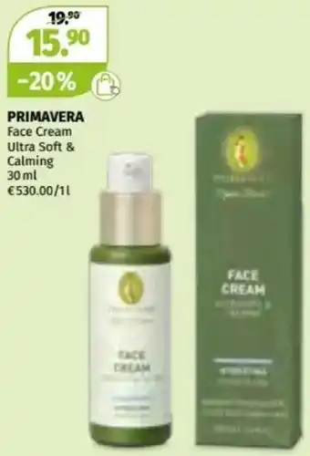 Müller PRIMAVERA Face Cream Ultra Soft & Calming Angebot