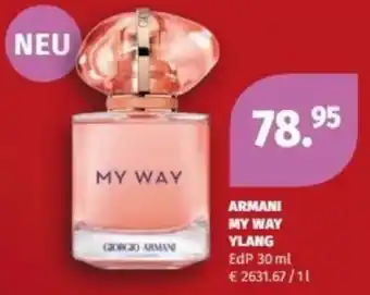 Müller ARMANI MY WAY YLANG EdP Angebot