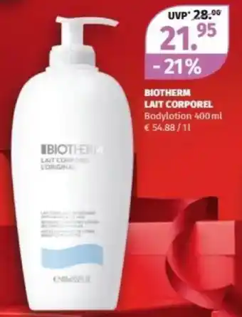 Müller Biotherm lait corporel Bodylotion Angebot