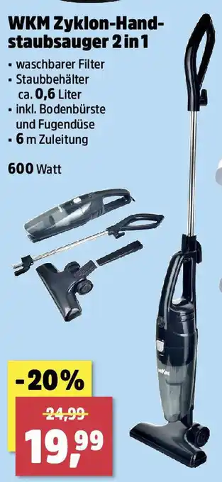 Thomas Philipps WKM Zyklon-Hand- staubsauger 2 in 1 Angebot