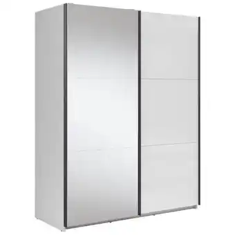 Möbelix Schwebetürenschrank 153,5cm Tetrix Weiß Hochglanz Angebot