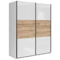 Möbelix Schwebetürenschrank 153,5cm Tetrix Weiß Hochglanz Angebot