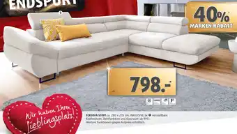 Polstermöbel Fischer Ecksofa stoff Angebot