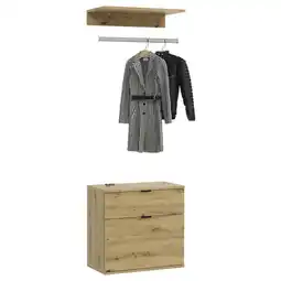 Möbelix Garderobe Projekt X 2-Teilig Eiche Artisan B: 60 cm Angebot