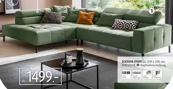 Polstermöbel Fischer Ecksofa stoff Angebot