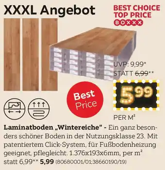 XXXLutz Laminatboden „Wintereiche Angebot